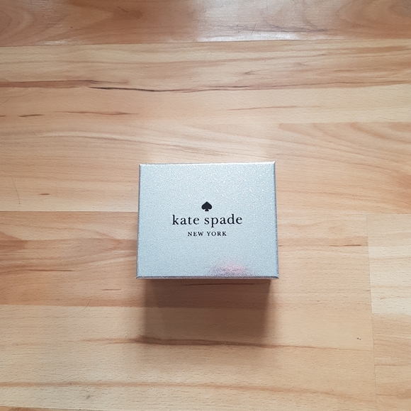 Kate Spade Cardholder and Box-Silver Glitter - Picture 6 of 8